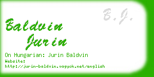 baldvin jurin business card